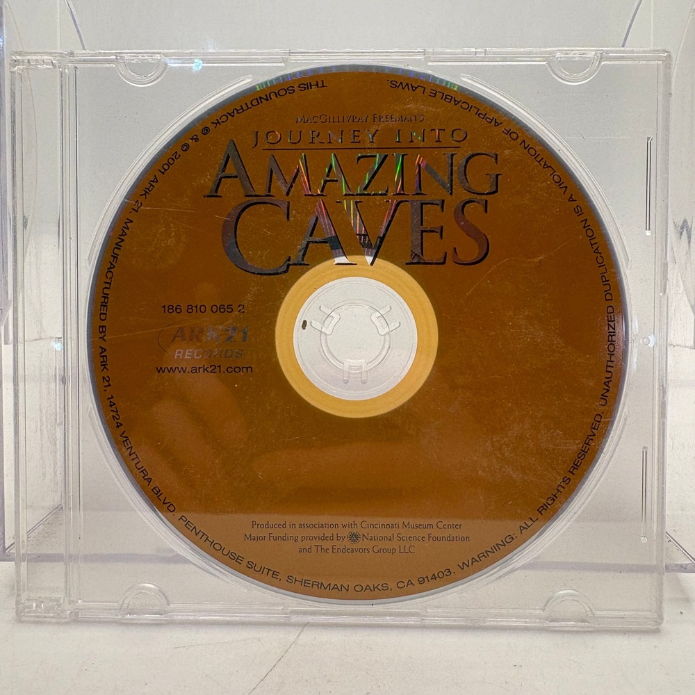 Journey Into Amazing Caves Soundtrack CD Ark 21 Records IMAX Documentary 2001